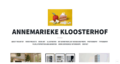 Desktop Screenshot of annemariekekloosterhof.com