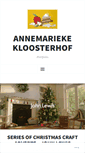 Mobile Screenshot of annemariekekloosterhof.com